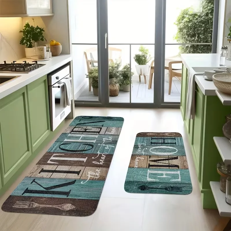 طقم سجادة مطبخ للمزرعة باللوني - مراجعة Kitchen Gadgets Green وسعره