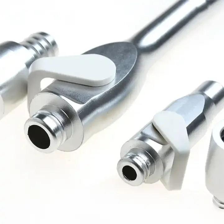 2pcs Aluminum Autoclavable Plastic Autoclavable Lab Saliva Ejector Weak Strong Suction Adaptor Handpiece Valves for Lab Unit s
