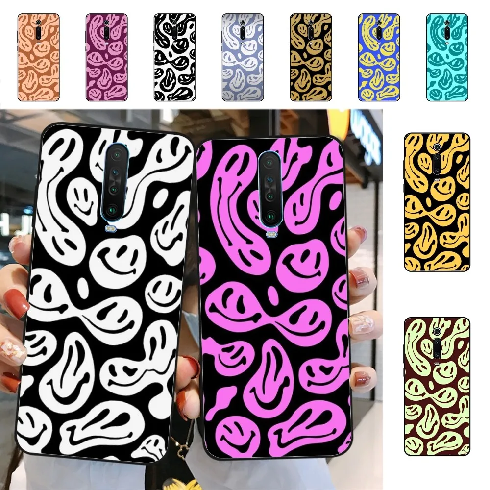 

Smiling Face Phone Case For Redmi 5 6 7 8 9 10 plus pro 6 7 8 9 A GO K20 K30 K40 pro plus F3 Fundas