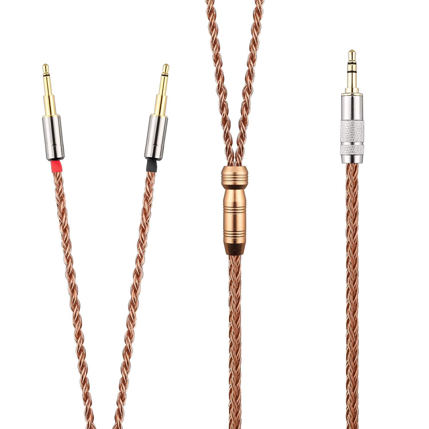16-żyłowy kabel audiofilski OCC HiFi do słuchawek Meze 99 Classics NEO NOIR, zbalansowany, z wtykami 3.5mm, 4.4mm i XLR — zdjęcie produktu 7