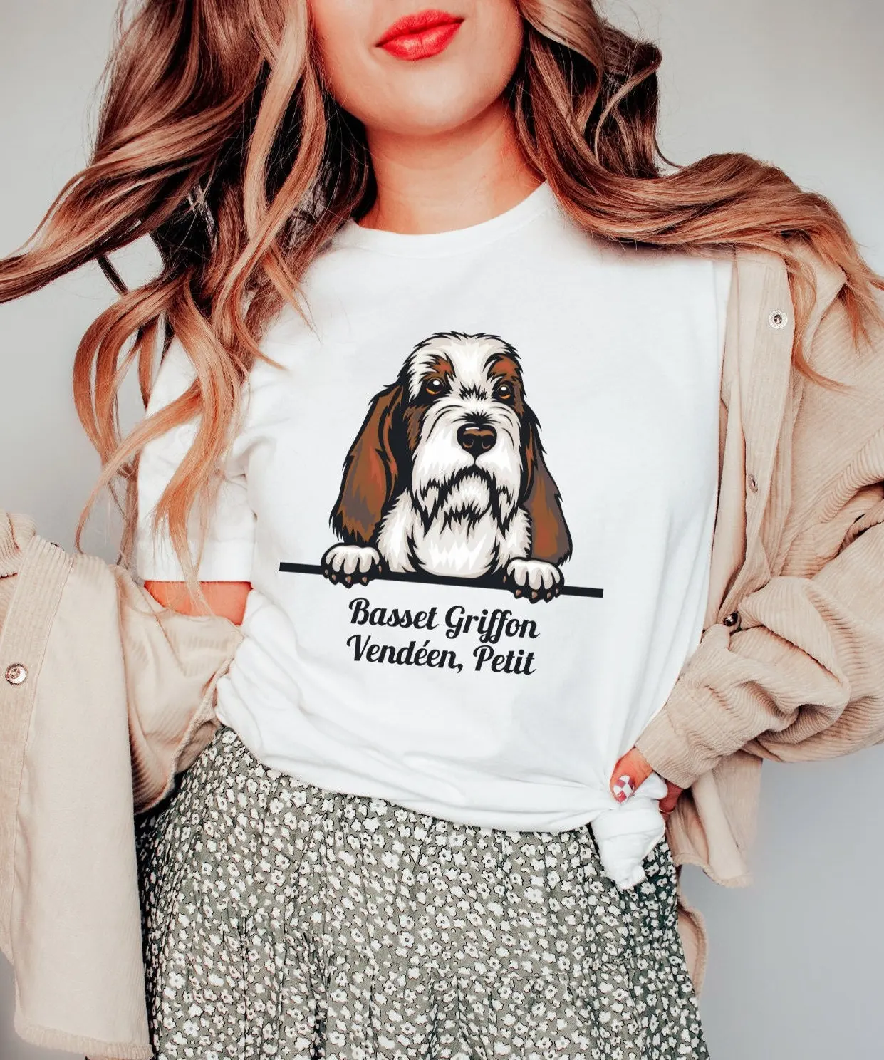 Petit Basset Griffon Vendeen T Shirt PBGV Dog Lover Mom