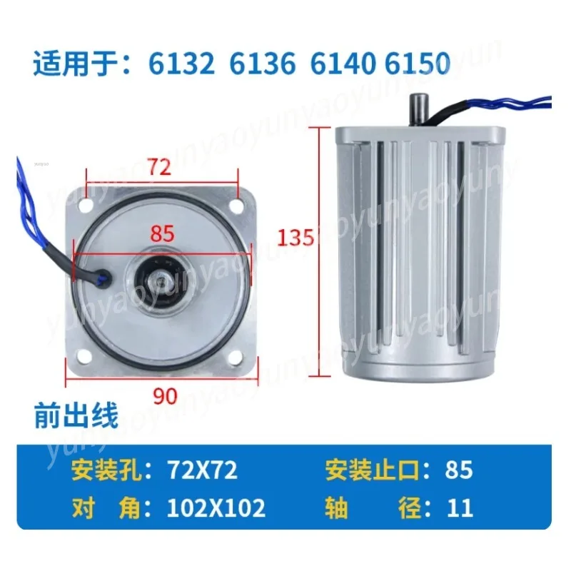 

4B-6125 CNC Turret Motor, 380V 3 Phase Tool Changer Drive Motor for Lathe 6140 6150