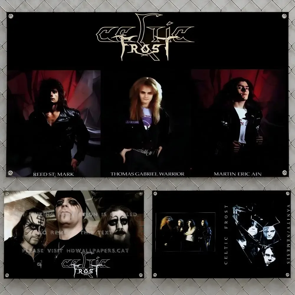 Band Celtic Frost Morbid Tales Tom G Flags Wall Hanging Flag Banners for Birthday Parties Outdoor Bedroom Dorm Room Decor
