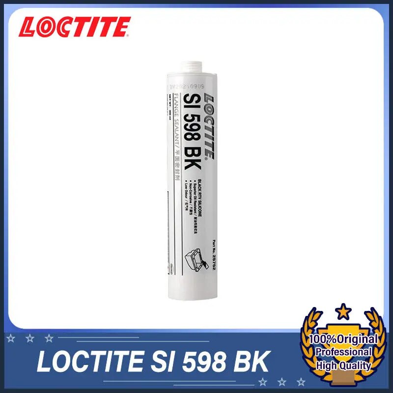 

LOCTITE SI 598 BK 300ML Gasketing Sealant Black RTV Silicone Sealant Resistance