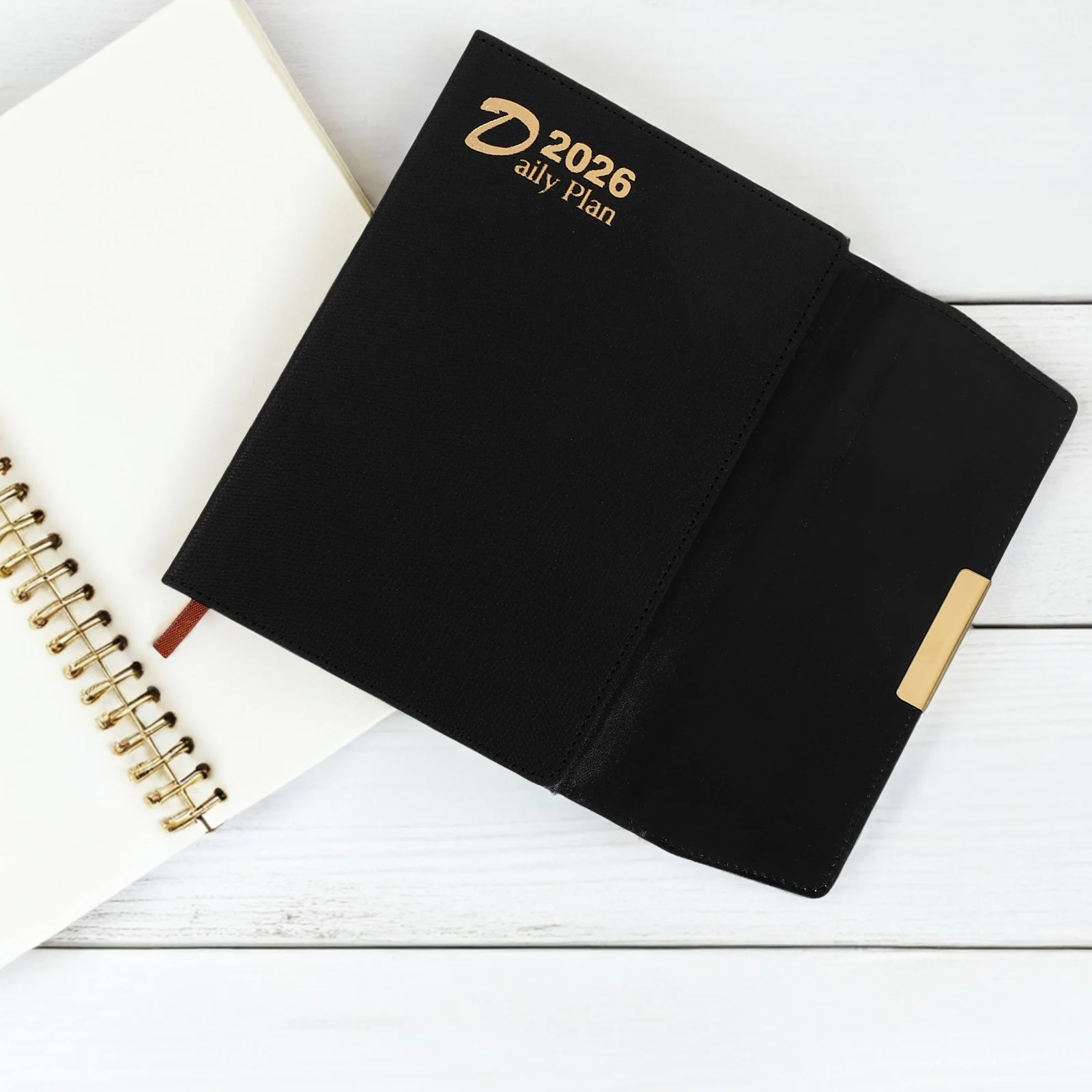 

Dated A5 Daily Planner 2026 Daily Tabs Quick Navigation Thick Paper Small Portable Yearly Work Academic Business Planner