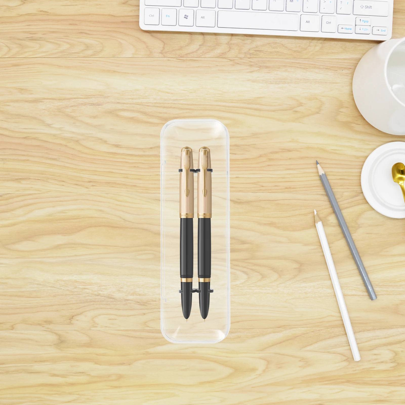

4Pcs Small Pen Containers Stylish and for Displaying and Protecting Your Fine Writing Instruments