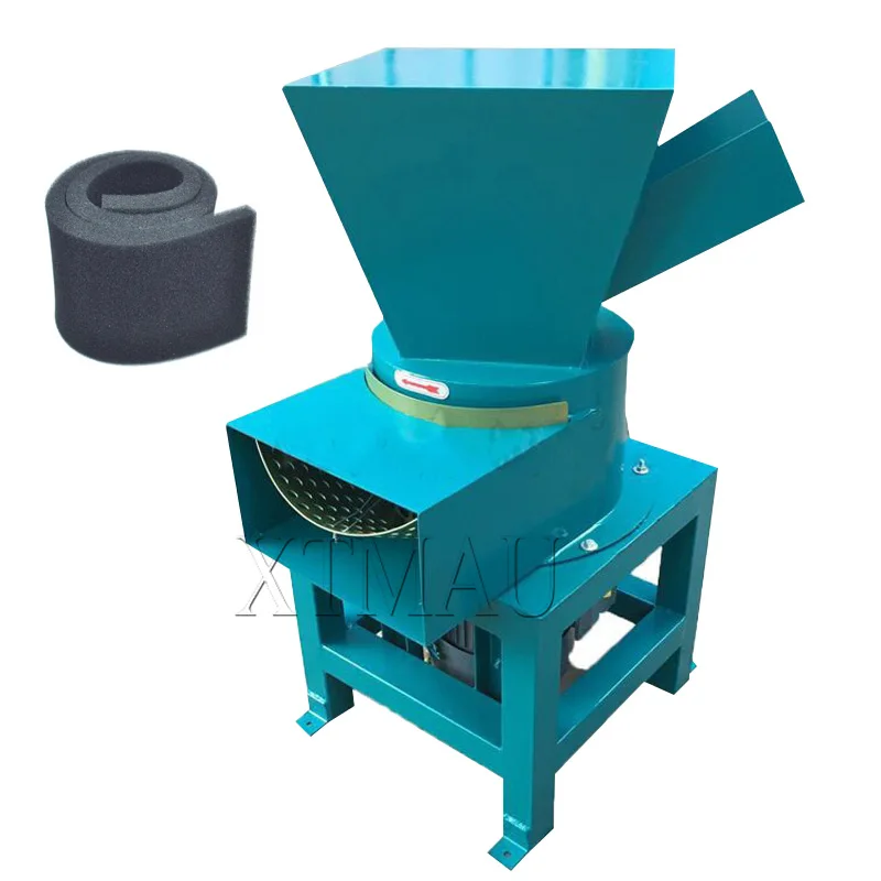 Industrial 5.5kw Automatic Sponge Grinder Crusher Vertical Foam Shredder Chip Shredder