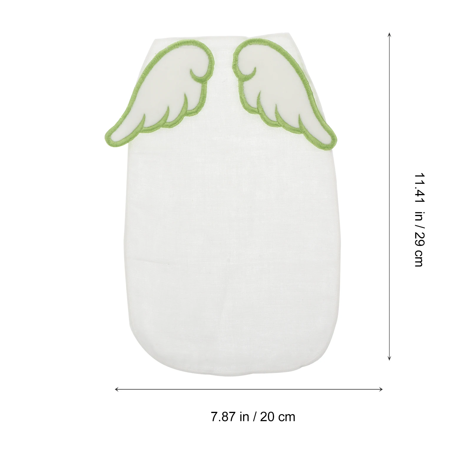

2 Pcs Baby Sweat Towel Absorbent Cotton Multi layered Child Face Back Green Infants Daily Replacement Soft Comfortable Safe