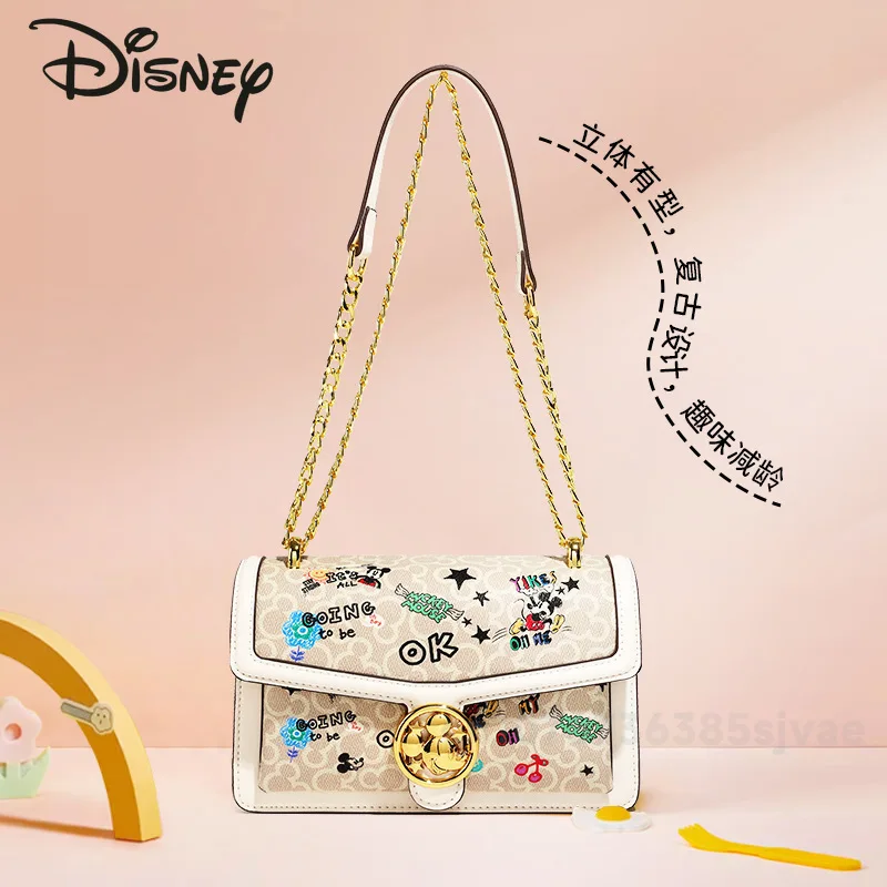 Mickey Authentic New Women's Shoulder Bag Fashionable High Quality Women's Handbag Explosive Large Capacity Women's Commuter Bag