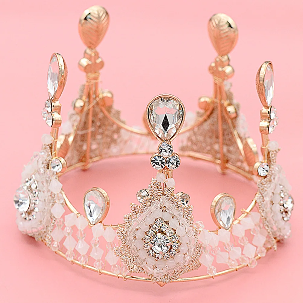 

Элегантная корона на день рождения 10,5x8 см, кружевной головной убор с блестящими стразами, прочные аксессуары для дня рождения, головной убор