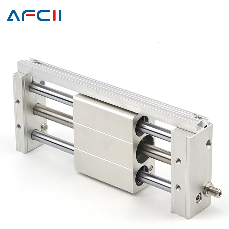 Imagem -02 - Rms Furo 10 15 Smc Cope tipo Magneticamente Acoplado Cilindro sem Haste Cm2b16 20 25 32 40 Cy1s Series 10 15100 200 300 Cy1s