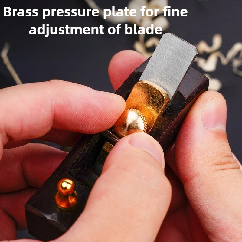 Mini plaina de mão diy ajustável ferramenta de escultura em madeira durável portátil suave aplainamento ferramentas corte manual