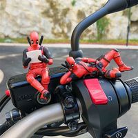 Anime Deadpool Action Figure Car Interior Decoration Toys Pendant Car Accessories Model Mini Doll Figurine Kids Toy Gift