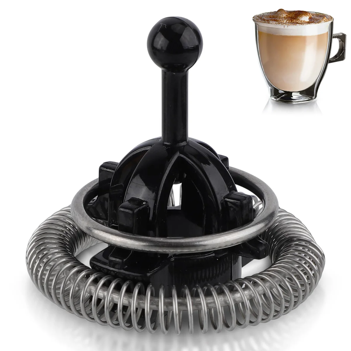 Batedor de Substituição para Espumador de Leite, Peças de Batedor para Espumador de Leite Compatíveis com Nespresso Aeroccino
