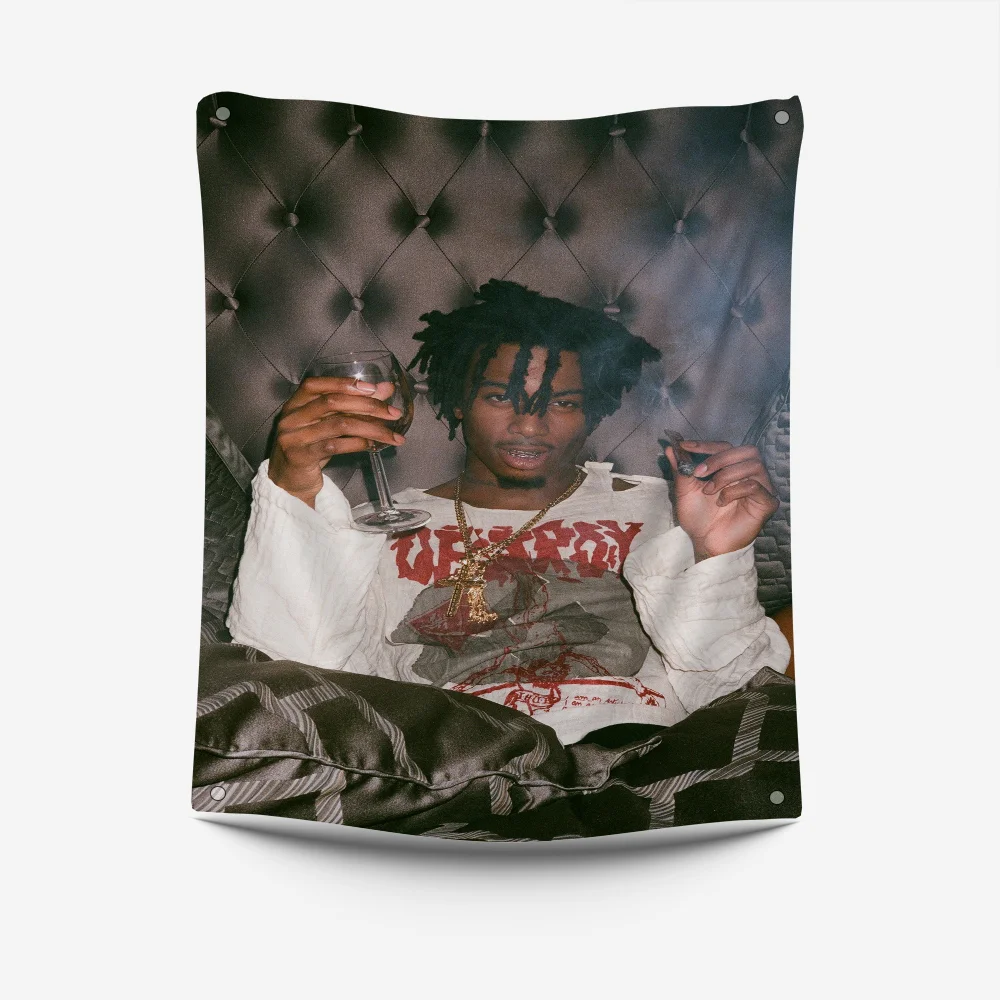 Rapper P-Playboi C-Carti Flag Banner Flag Art Decoration Design Decor Vintage Structure Party Garden Flag Club Bar Study Bedroom