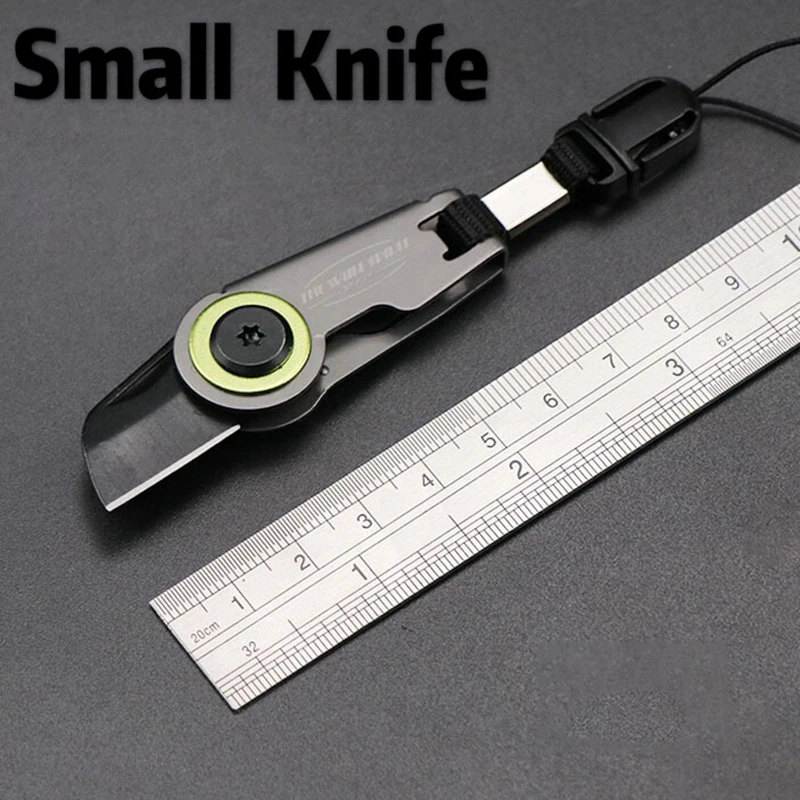 Multifunctional Hanging Buckle Outdoor EDC Portable Hexagonal Screwdriver Keychain Mini Knife