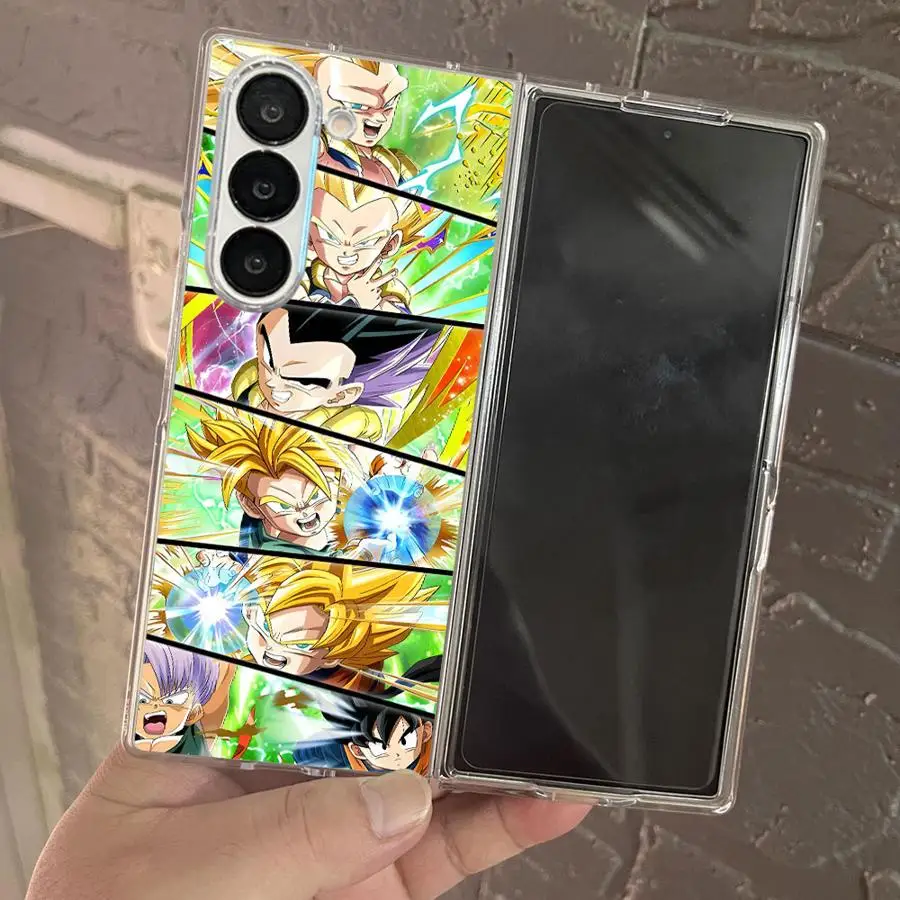 حافظة لهاتف سامسونج جالاكسي ZFold4 Z Fold 7 6 5 4 3 ZFold3 ZFold5 ZFold7 ZFold6 غطاء هاتف ناعم شفاف لعبة دراغون بول باتل #6