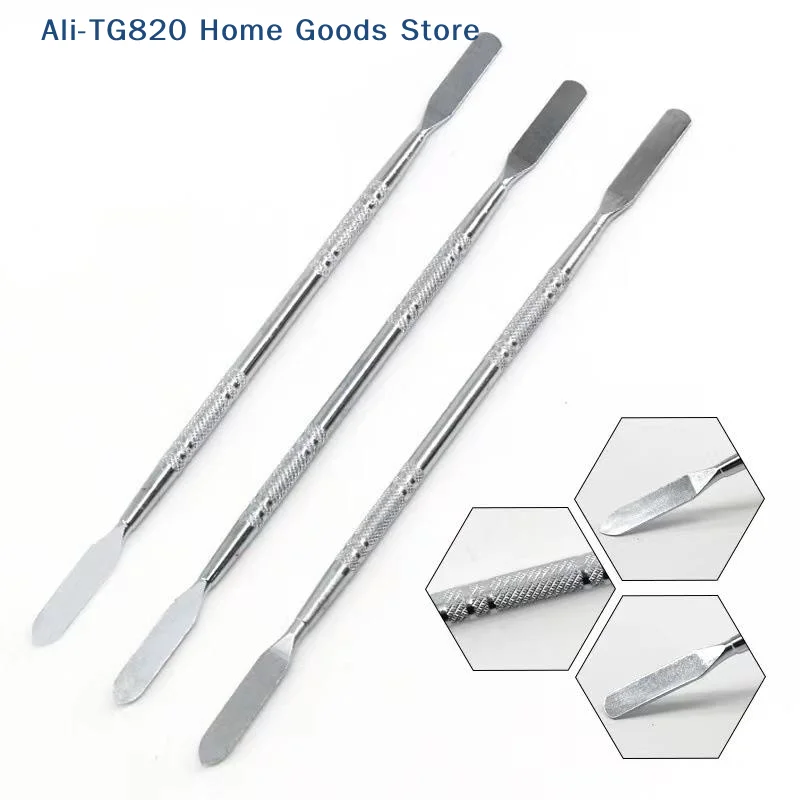1/3Pcs Dual End Metal Pry Bar Spudger Set Anti Slip Repair Opening Tool For Phone Laptop Digital Product Disassembly Maintenance