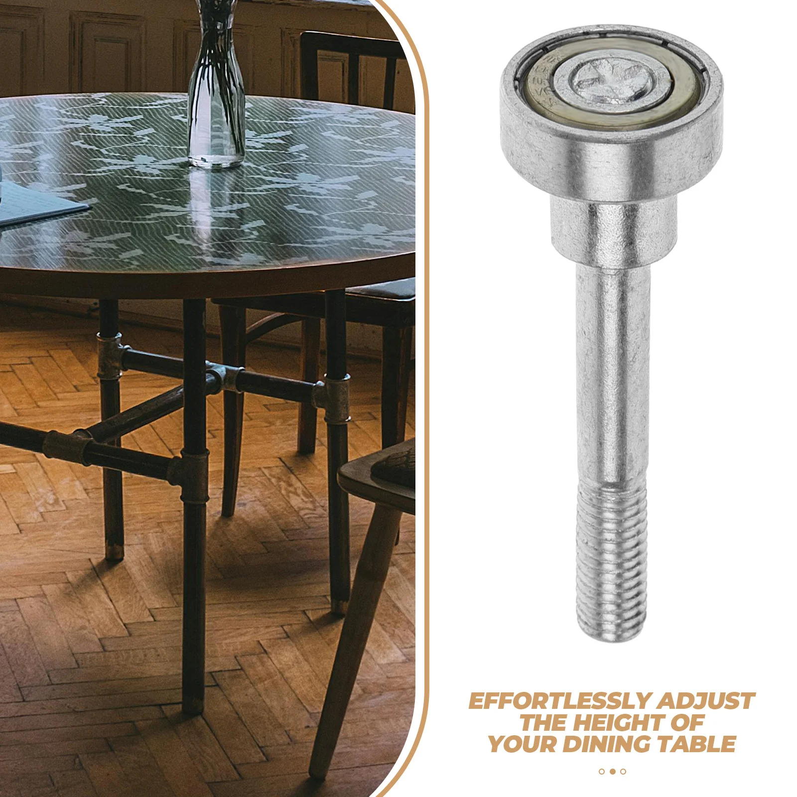 6 قطعة مادة الحديد طاولة الطعام تحمل استبدال الأثاث الأجهزة قوي ودائم الأثاث الأجهزة تحمل