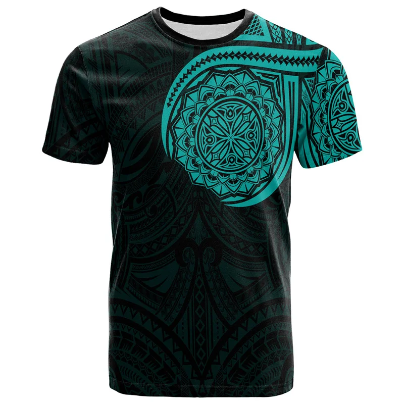 3D New Zealand Polynesian Maori Rugby Ball Print T Shirt Sports Fitness Quick Dry T-shirts For Men Fashion Hawaiian Gym Tops Tee