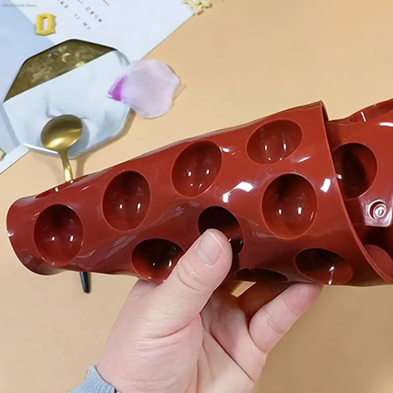 ثلاثية الأبعاد الكرة المستديرة نصف المجال سيليكون قالب بودنغ موس الشوكولاته قالب الكعكة اكسسوارات المطبخ أدوات كعكة بودنغ DIY بها بنفسك الخبز