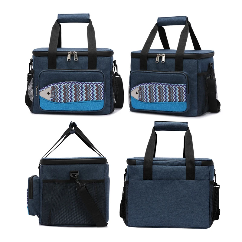 Outdoor Japan Bento Thermal Bag Large Capacity Multi-function Storage Bag Waterproof Thermal Insulation Picnic Camping Bag