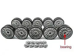 Mato 1/16 Russian T34-85 Metal Road Wheels Set With Bearings MT183 TH00887-SMT4