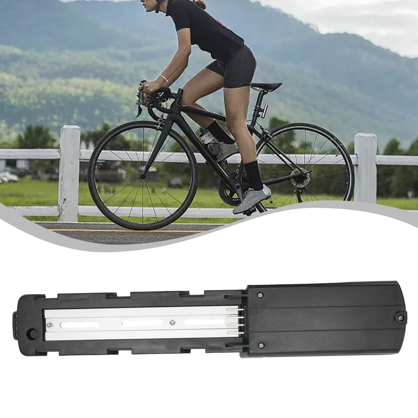 

Кронштейн-держатель для крепления аккумулятора электровелосипеда, 1 шт., 4-контактный, из АБС-пластика и металла, черный, для электровелосипедов DP-9C DP-6C, высокое качество