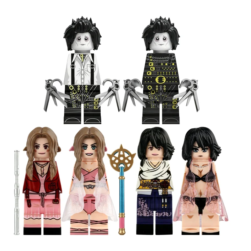 New Scissorhands movie character Building Blocks Model Bricks mini Action toy Figures Toy