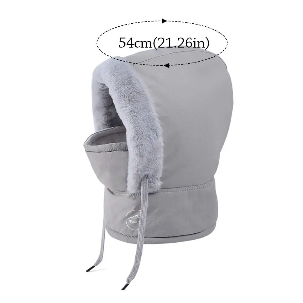 Winter Ear Protection Winter Children Hats Warm Fleece Snow Caps Cycling Windproof Pullover Cap for Boys Girls