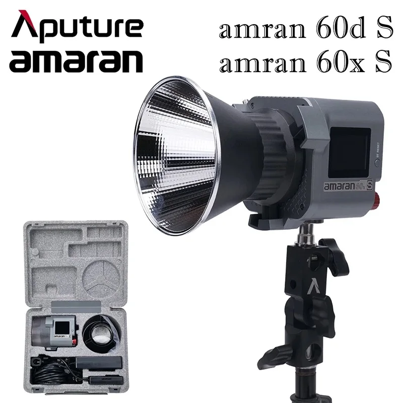 Aputure Amaran COB 60x S 60D S series Bi-Color LED Video Light Studio LED light 2700K~6500K 60W Photography Lighting App Control