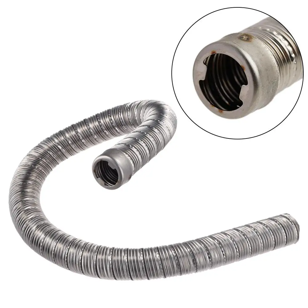 Car Heater Exhaust Pipe 24mm Dual-layer 60cm Air Parking Heater Exhaust Hose Line Stainless Steel For Webasto