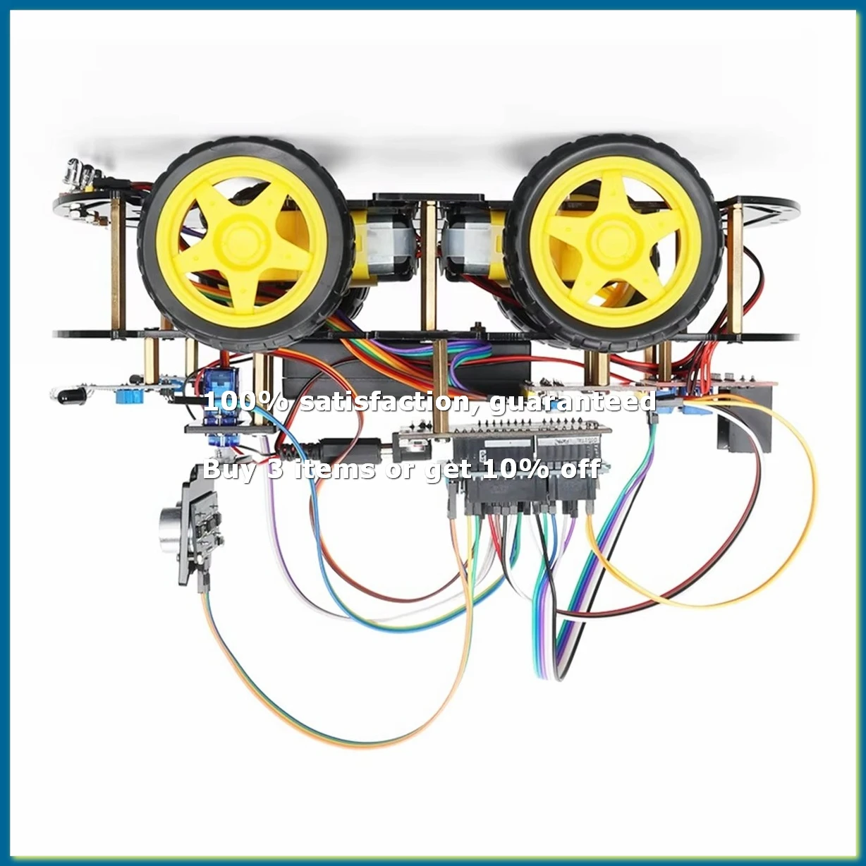 Smart Robot Car Coding Kit for Programming Great Fun Education Learning Robotic Complete Automation Kit-DTD2