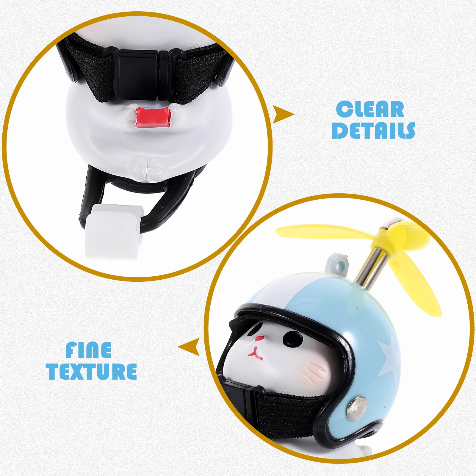 

Resin Cat With Rotating Propeller Dashboard Decoration For Car Motorcycle Ornaments Home Decor