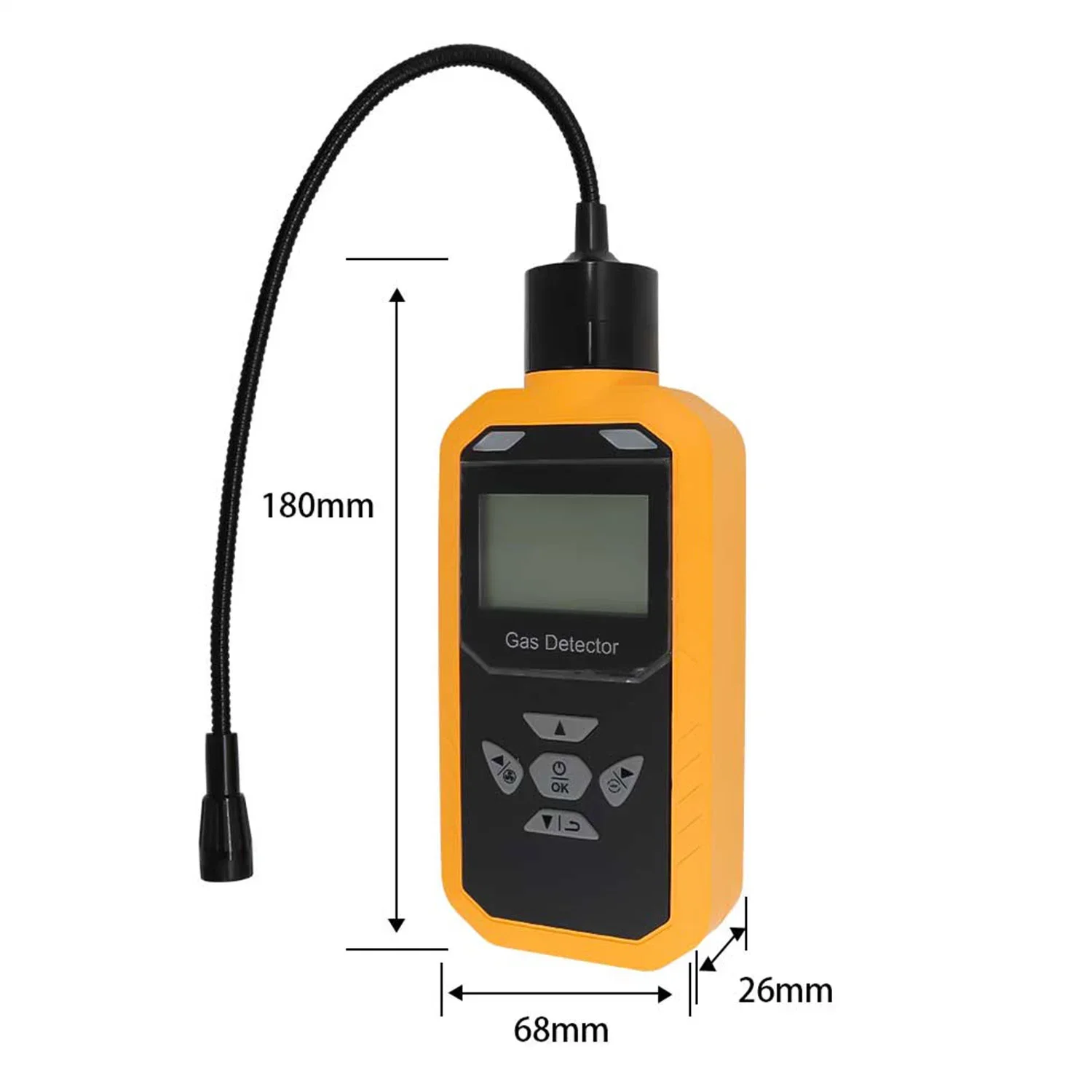 Detector de vazamento de gás combustível portátil detector de gás natural GLP