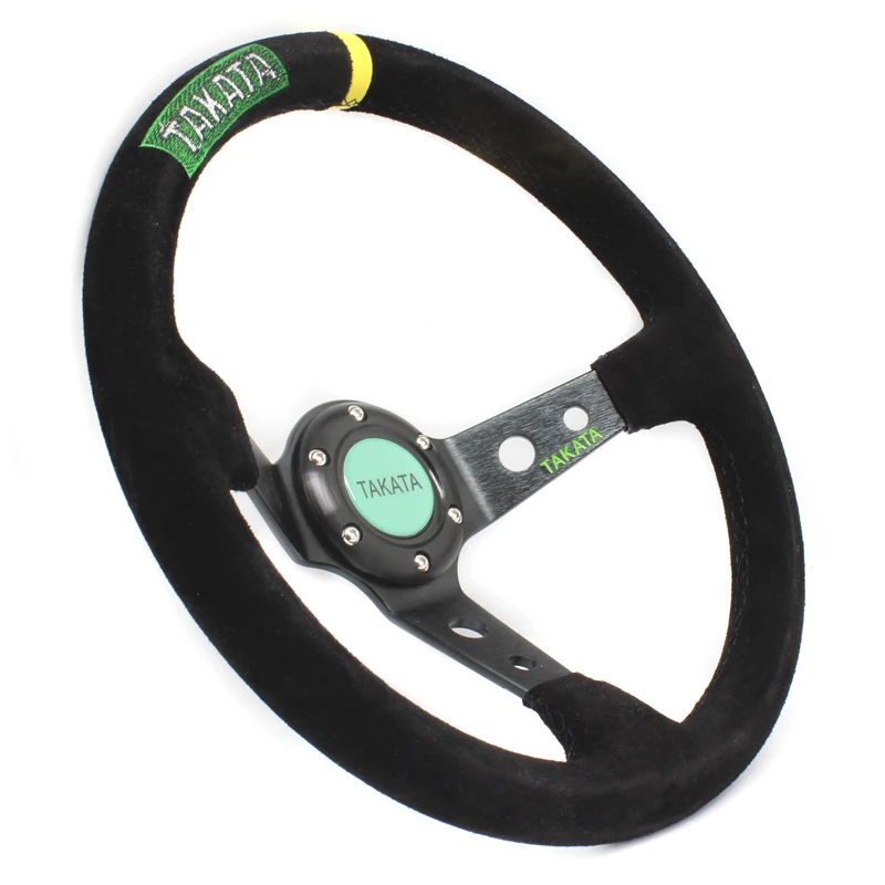 TAKATA Car Steering Wheel 14 inch 35cm Universal JDM Racing Auto Interior Accessories