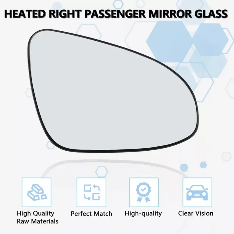 Front drive Side Heated Wing Mirror Glass Rearview Mirror Lens For Toyota YARIS 2012 2013 2014 2015-2019 87931-0DB01 87931-0DA91