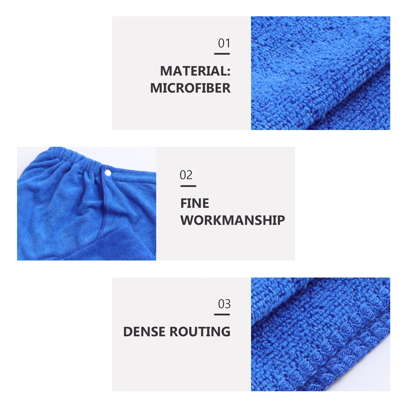 

Microfiber Bath Towel Quick Dry Absorbent Soft Comfortable Men Women Bathrobe Home Men Bathrobe Use Travel Size