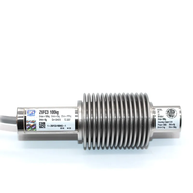 

Z6FC3 Bellows Load Cell Original Force Sensor Stainless Steel 20KG 30KG 50KG 100KG 200KG