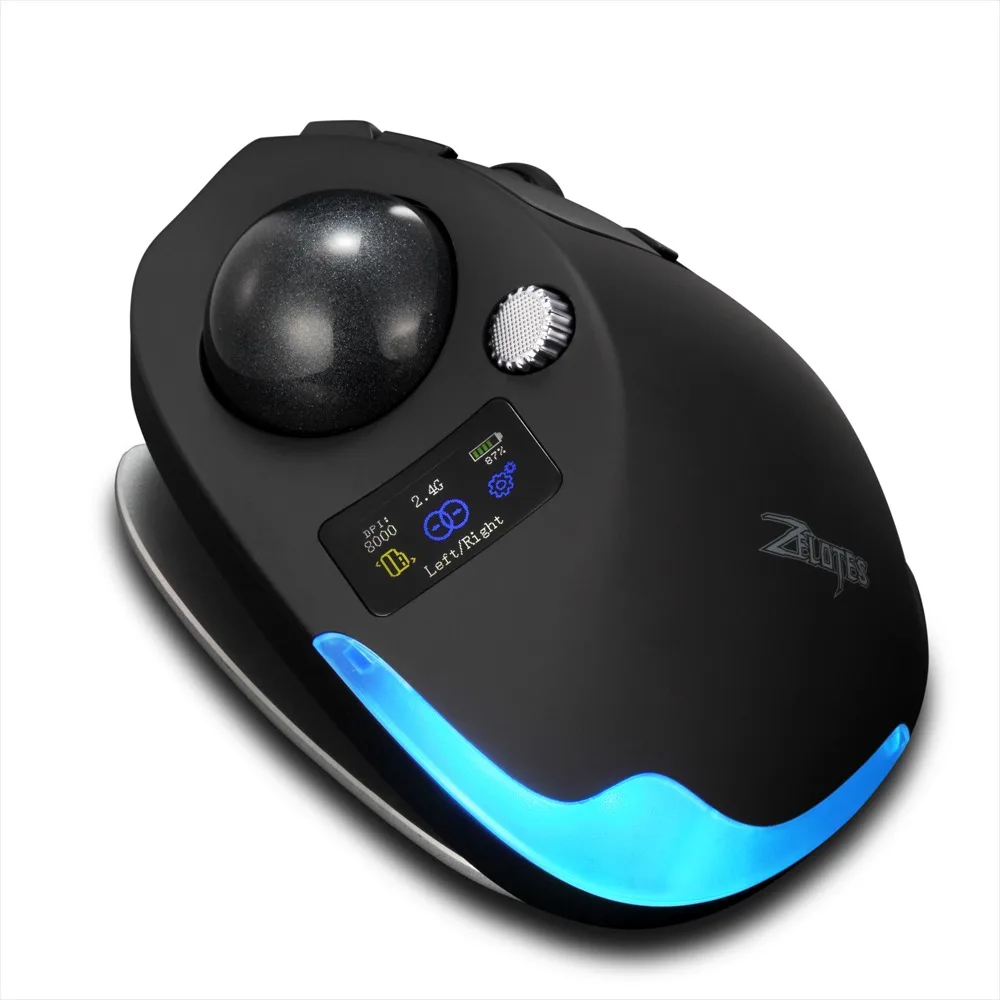 ZELOTES F-33pro トラックボールマウス トリモード ワイヤレス