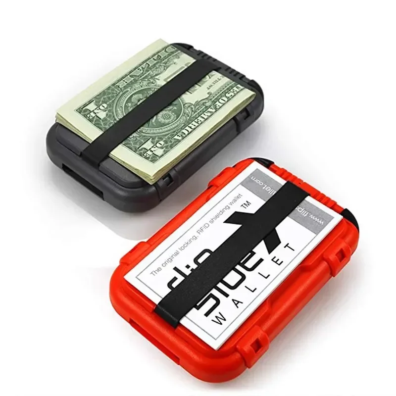 Short Wallet Secure Wallet Lock Wallet Card Pack