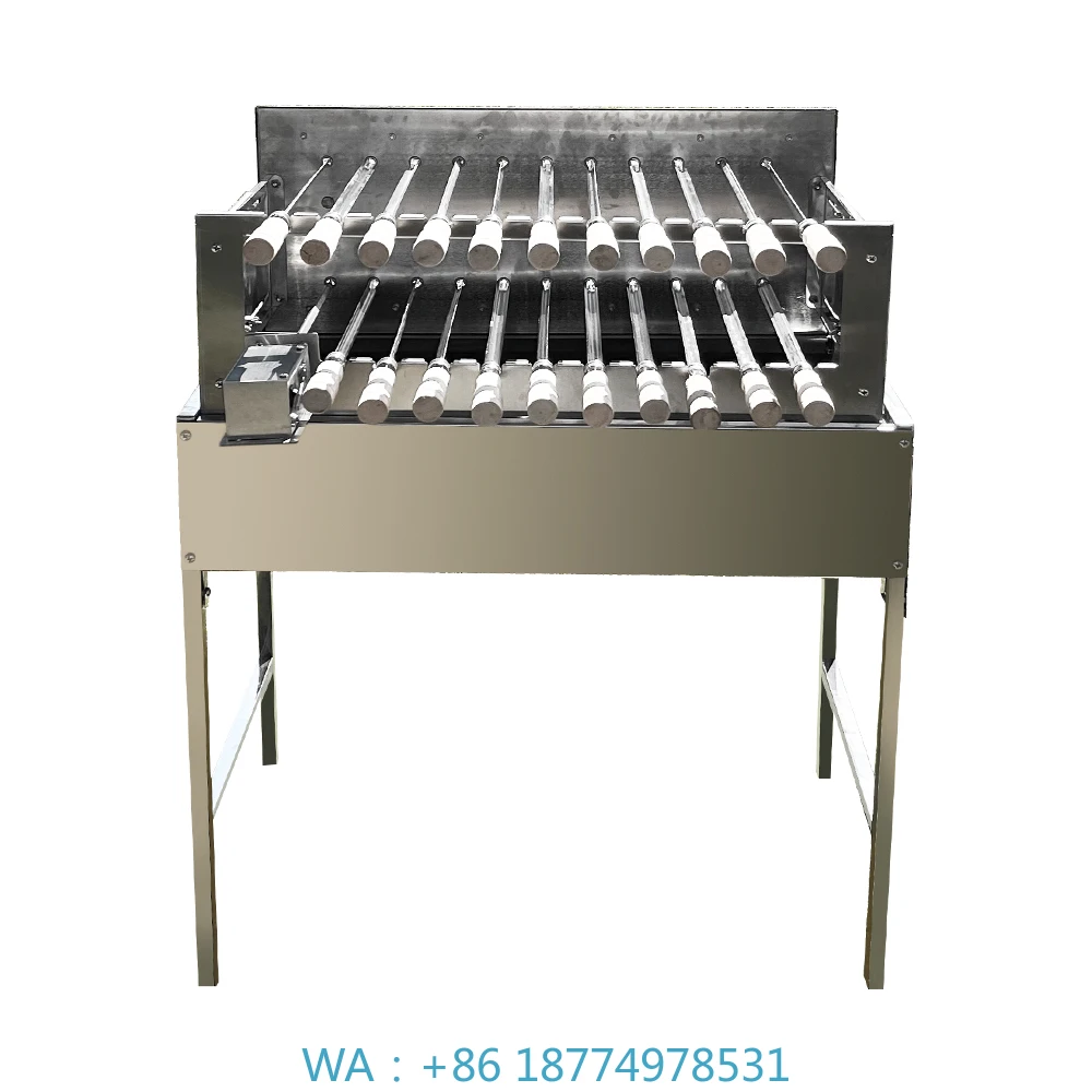 

Стальная автоматическая тележка премиум-класса для пищевого использования, угольный гриль-барбекю с высоким содержанием кипра, греческий циприот, гриль Asador, портативный из нержавеющей стали