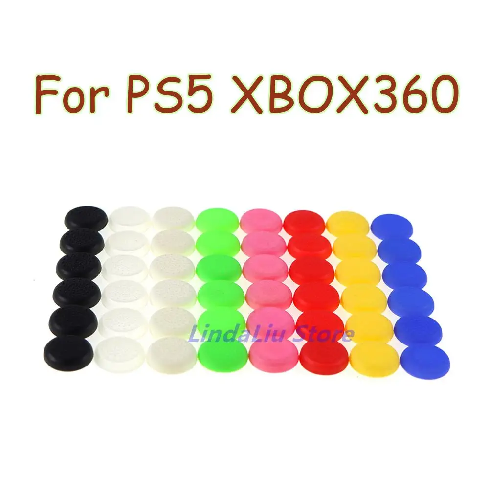 

500pcs TPU grips caps Thumb Stick Cover For PS4 PS5 XBOX360 PS3 XBOX Series Xbox One Silicone Grips Cap