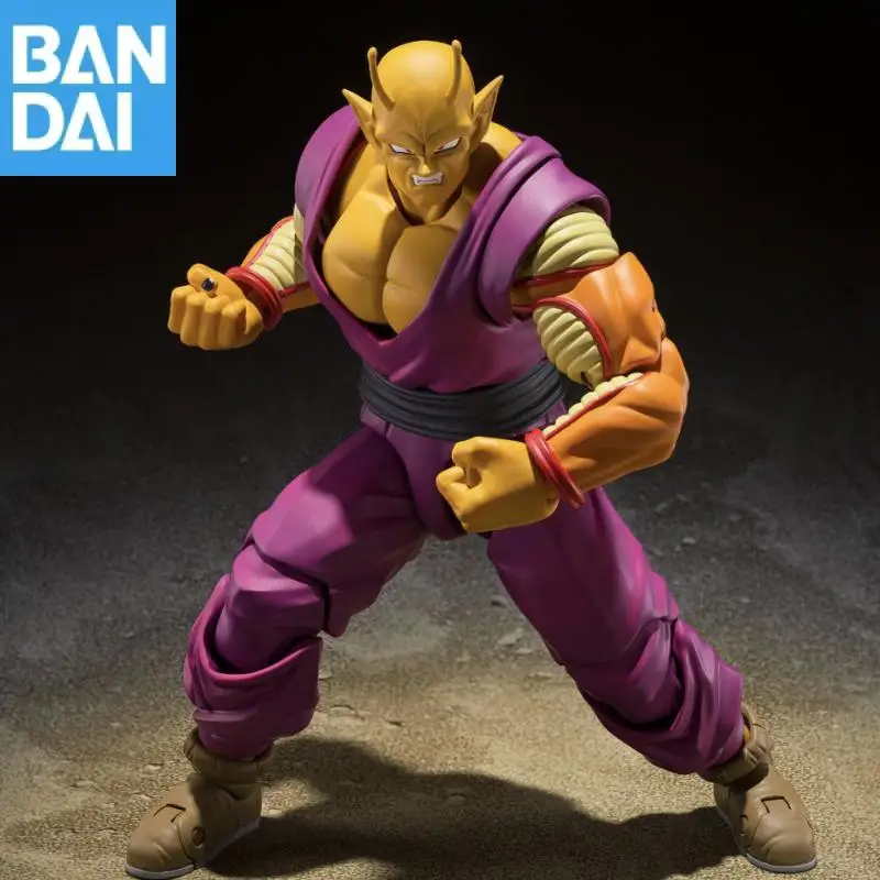 Genuino Bandai S.h.figuarts Dragon Ball naranja Piccoco Pvc figura de acción modelo Original coleccionista estatuilla juguetes adorno de escritorio