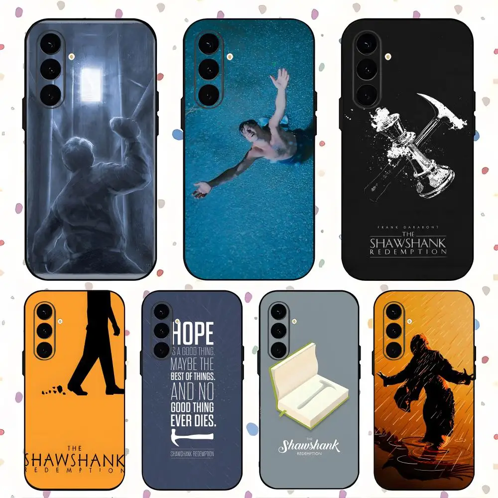 Hot Shawshank Phone Movie Case For Samsung Galaxy S26 S25 S24 S23 S22 S21 Plus Redemption Ultra Note20 Soft Black