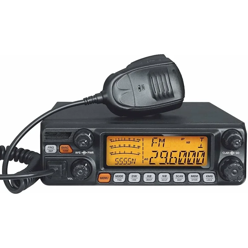 Upgraded 10 Meter Radio High Power AM 60W/ FM 45W/ SSB 60W Mobile Transceiver for Truck