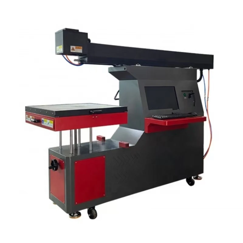 600*600MM CO2 3D Galvo 100W Laser Marking Engraving Machine Wood Laser Marking Machine With