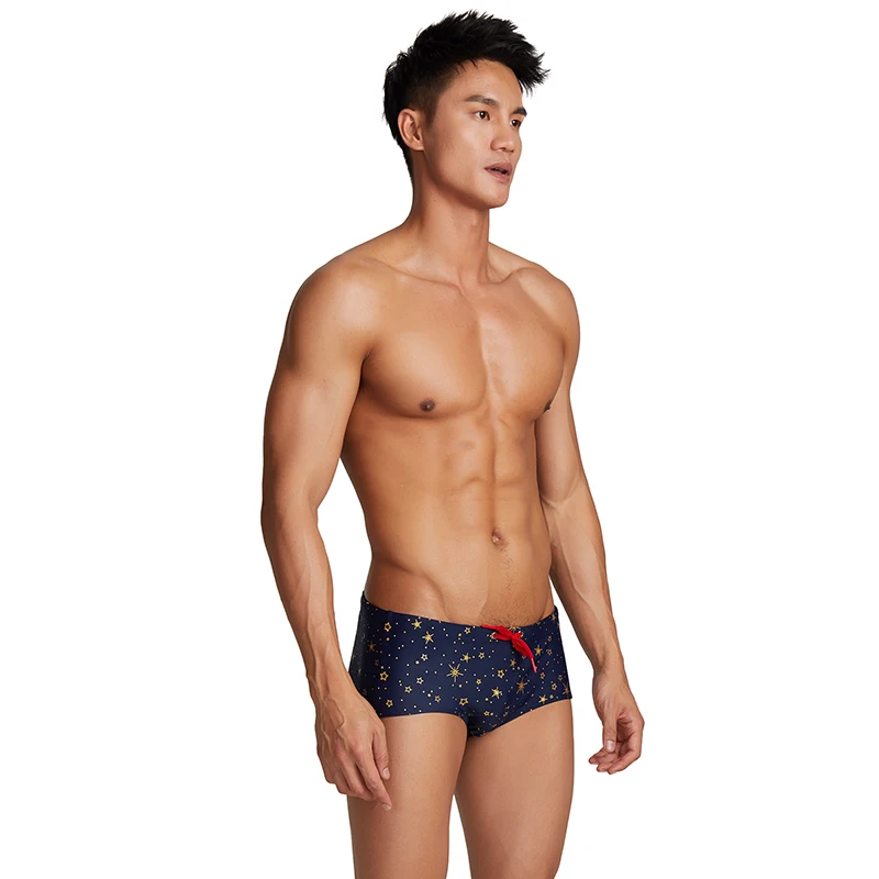 Beachwear calções de banho masculino ao ar livre sexy verão estiramento praia natação surf esportes shorts secagem rápida boxer