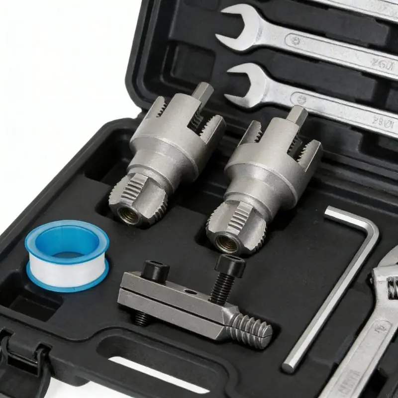 

Инструмент для извлечения сломанных труб для труб 1/2 дюйма, 3/4 дюйма, внутренний трубный ключ для электрической дрели, быстрое