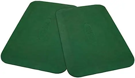09-0012-PAIR-G Protective Rubber Mat For Swing Set of 2 Mats, Green